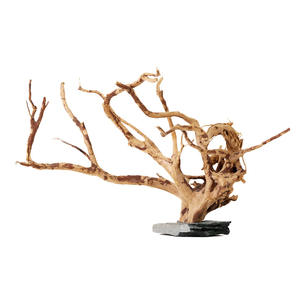 Groothandel Hout Wortel Met Slate Rock Drijfhout Aquarium Decor Sculptuur - Product Image 1
