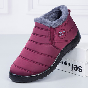 Stivali da neve da <span class=keywords><strong>donna</strong></span> più venduti taglie 46 stivaletti in pelliccia invernale <span class=keywords><strong>scarpe</strong></span> di cotone trapuntate <span class=keywords><strong>impermeabili</strong></span> con Sole antiscivolo - Product Image 5