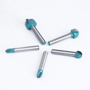 Ensemble de 5 fraises à fond rond de 6 mm pour machines à bois, fraises multifonctions à tête sphérique - Product Image 2