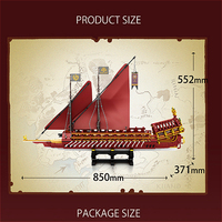 Reobrix 66105 2026 Nuevo Modelo de Velero MOC, Adorno Educativo, Barco Creativo, Juguetes de Bricolaje, Regalo para Adultos, 3387 Piezas, Juego de Bloques de Construcción