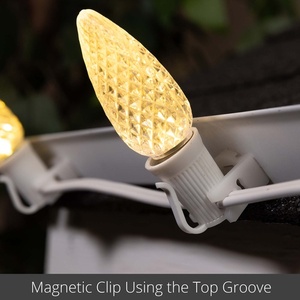 <span class=keywords><strong>Guirlande</strong></span> lumineuse C7 C9 pour décoration <span class=keywords><strong>de</strong></span> Noël, clip magnétique rectangulaire, indice <span class=keywords><strong>de</strong></span> protection IP65, AC 110V avec garantie d'un an - Product Image 3