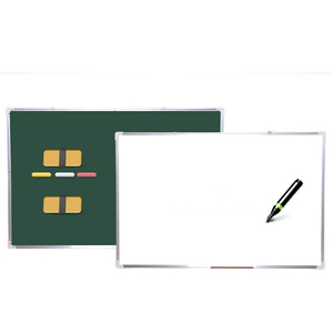 Pizarra Portátil de Enseñanza y Aprendizaje, Pizarra Magnética de Doble Cara para Borrado en Seco, Pizarra Verde - Product Image 1