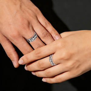 Anneaux de fiançailles Merryshine <span class=keywords><strong>Claddagh</strong></span>, nœud celtique, laiton, cuivre, anneau de promesse irlandais <span class=keywords><strong>Claddagh</strong></span> pour <span class=keywords><strong>homme</strong></span> - Product Image 5