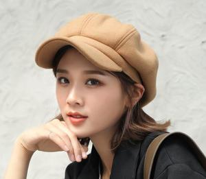 Boina Clásica de 6 Paneles Estilo Francés para Estudiantes, 100% Lana, para Invierno, para Mujer, para Esquí y Uso Casual, Disponible al por Mayor - Product Image 5