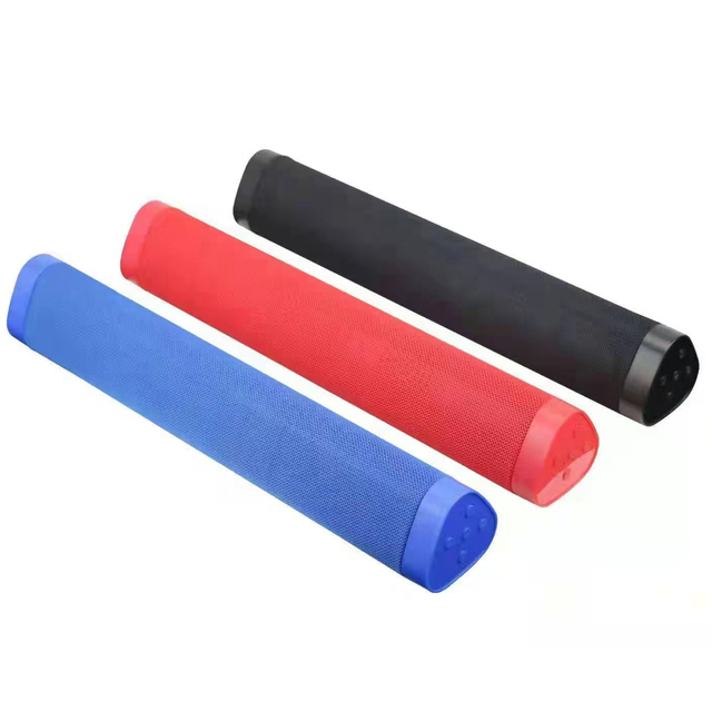 Stock Wholesale Long-strip Wireless High-volume RGB LED Plastic Soundbar Home Desktop Subwoofer Player Stereo