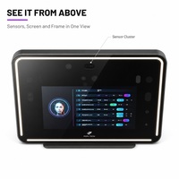 FEIPU Miroir Intelligent 15,8 pouces avec Analyse de Santé IA et Test de Glycémie, Alimentation Secteur, en Alliage d'Aluminium, pour le Bien-être d'Entreprise et l'Analyse de l'Âge Cutané