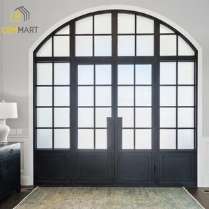 CBMMart Portes d'entrée en métal de sécurité en acier brun foncé Dernières conceptions de portes Offres Spéciales modernes - Product Image 4