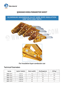 <span class=keywords><strong>Pince</strong></span> isolante pour câble en alliage aluminium-magnésium avec dents de mâchoire, <span class=keywords><strong>pince</strong></span> conductrice haute résistance IEC DIN EN 50143 pour câbles - Product Image 6