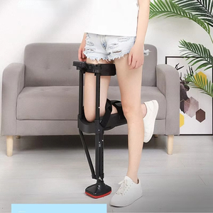 <span class=keywords><strong>Andador</strong></span> Telescópico de Una Sola Pata, Soporte para Caminar sin Manos, Bastón para Rodilla, Muleta de Apoyo para Movilidad de Pierna y Rodilla - Product Image 6