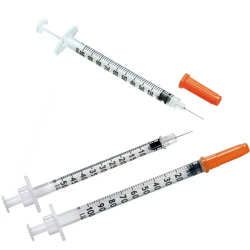 Disposable Sterile Medical Insulin Syringe With