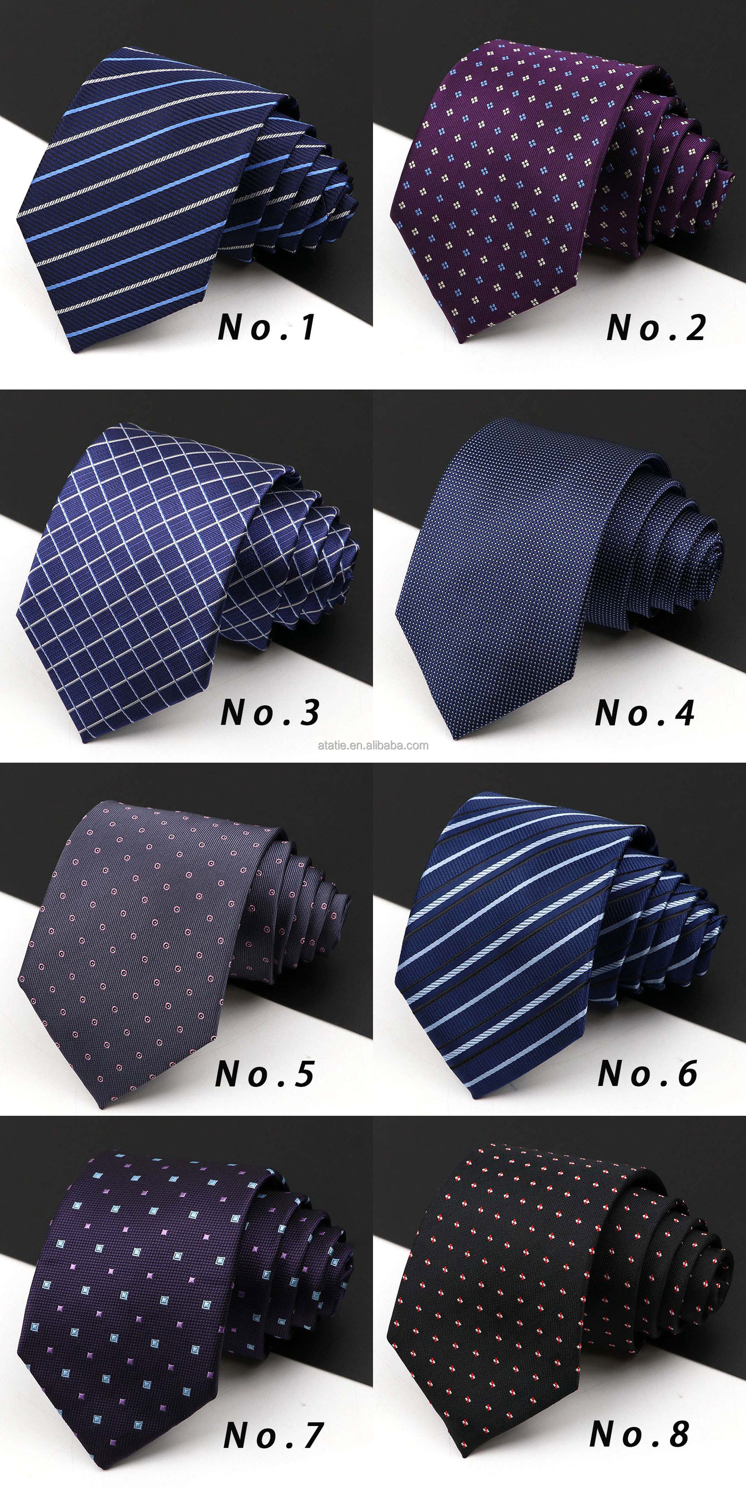 Cravate Noire à Rayures Grises - 100% Polyester - Neuve Avec Étiquette Prix (25) - Pour Homme