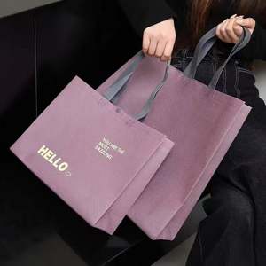 Fashionable Customized <b>Foldable</b> Non-woven Fabric Handbags, <b>Shopping</b> <b>Bags</b> and Souvenirs - Product Image 1