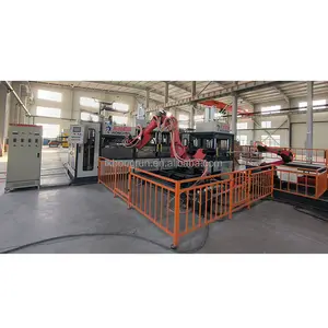 Machine de fabrication de boîtes d'emballage à emporter de riz légumes personnalisés pour repas de restauration rapide jetables entièrement automatique