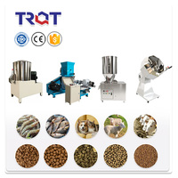 Ligne de production complète d'extrusion d'aliments pour poissons avec un traitement efficace et une utilisation simple