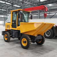 BOB-LIFT populaire Mini Dumper 2 tonnes seau à bascule hydraulique avec cabine conducteur à vendre