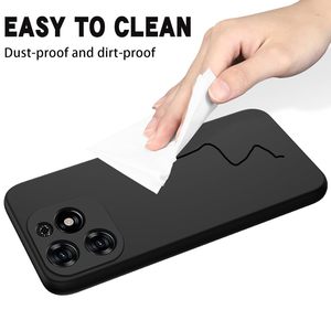 Pour ZTE A35 A55 Axon 60 Lite Blade A54 A34 tpu Silicone fibre TPU lentille protégée avec flocage à l'intérieur souple antichoc étui - Product Image 4