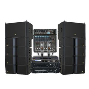 Dual 6 inch dòng mảng Hệ thống loa ngoài trời hiển thị sân khấu đám cưới <span class=keywords><strong>3</strong></span> cách đôi 6 inch thụ động dòng mảng Loa - Product Image 1