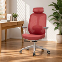 Chaise de bureau ergonomique de luxe moderne avec accoudoirs réglables pour salle de conférence, salle de réunion, gaming, travail informatique, bureau de direction et bureau à domicile