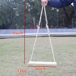 <span class=keywords><strong>Gallos</strong></span> gallina pollitos pájaros domésticos universal de madera maciza entretenimiento columpio juguete colgante Fácil instalación - Product Image 2