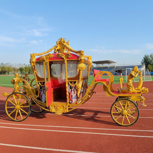Vente directe usine : Chariot royal sculpté, chariot électrique sans chevaux, chariot royal doré de haute qualité à vendre - Product Image 1