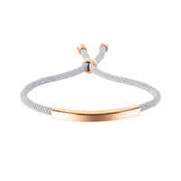 Vente en gros bracelet d'identification personnalisé bracelets élastiques tendance pour couple garçons et filles