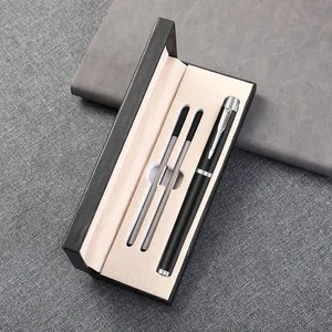 Relatiegeschenken Pen Set Metalen Roller Pen Met Box Office Briefpapier Handtekening Pen Geschenkdoos Set