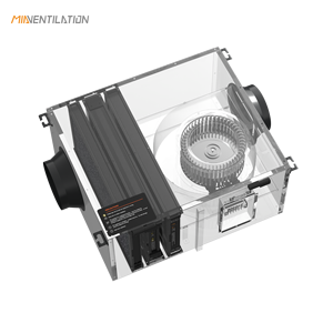 Aumento de la calidad del aire del edificio de oficinas 1300m ³/H Ventilador de aire fresco de techo inteligente con HEPA H13 e ionización bipolar Reduce los <span class=keywords><strong>días</strong></span> de enfermedad - Product Image 3