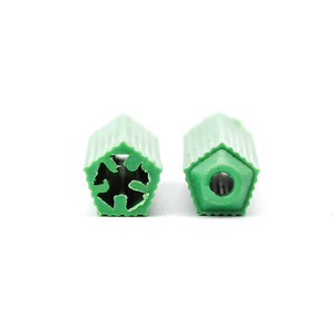 NINDEJIN JS-L Cheville d'expansion en plastique PP verte M6*26 pour cloison sèche, vis autoperceuse, cheville en nylon haute capacité de charge - Product Image 4