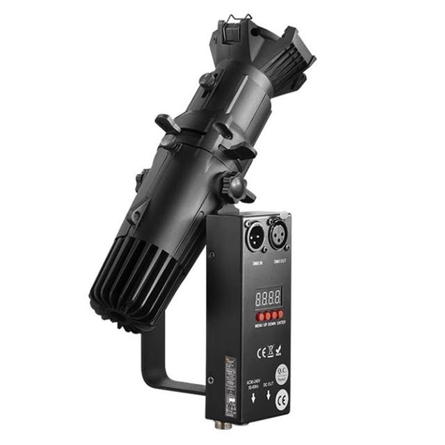 Supershow Light 20W Mini DMX Theater LED Ellipsoidal Reflector Profile Leko Spotlight Light for TV Show