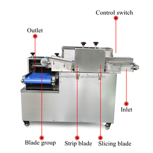 Cortadora automática de cubos de carne de res fresca congelada de alta velocidad 3D, cortadora de cubos de jamón ibérico - Product Image 2