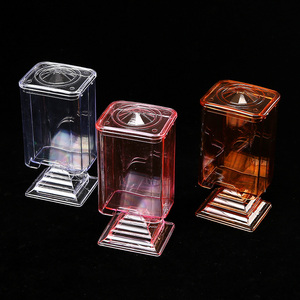 Boîte rectangulaire transparente pour lingettes à ongles, support transparent pour tampons dissolvants pour manucure et outils à ongles - Product Image 3