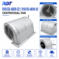 Ventilador de Refrigeración Original Alemán EC Drive D1G133-AB39-22 48V DC 105W 2.8A, Motor Duradero con Conversor de Frecuencia para Ventilación