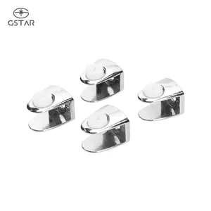 Estante de aleación de zinc admite pasadores de clip clavijas armario de cocina vidrio estantes de 5Mm soporte para muebles