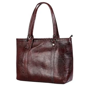 Stylish Women Faux Leather Two Handle <b>Zip</b> Shoulder Handbag <b>with</b> Tassel Accent Large Capacity Tote <b>Purse</b> Fashion Ladies Shopping - Product Image 3