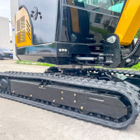 Excavadora Kubota de Gran Potencia, Miniexcavadora sin Cola, Fácil de Operar, Equipo Agrícola de Alta Eficiencia para Jardinería