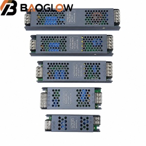 แหล่งจ่ายไฟสลับ MX ซีรีส์บางพิเศษ AC 180-264V อินพุต DC 12V/24V เอาต์พุตคู่60-400W แรงดันไฟฟ้าคงที่แถบไดรเวอร์ LED - Product Image 1
