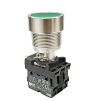 Interrupteur à bouton-poussoir en acier inoxydable et en aluminium ATEX 10A Max. Protection anti-explosion IP66 450V AC actuelle