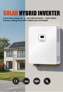 ระบบโซลาร์ไฮบริดแบบออนกริดและออฟกริด 220V 5Kw 6Kw 10Kw พร้อม MPPT ICR18650-2S1P-2600mAh กำลังไฟสูง รองรับแรงดันสูงสุด 500V DC - Product Image 4