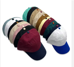 Cappellino da Baseball di Alta Qualità con Ricamo Personalizzato, 6 Pannelli in Cotone, Bicolore, Unisex, Stile Dad Hat per Uomini e Donne - Product Image 2
