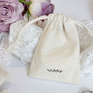 Factory Price Customized Natural Color Drawstring Jewelry Pouch for Craft Stickers Photo <b>Frame</b>-Versatile Gift Candle Bag - Product Image 2