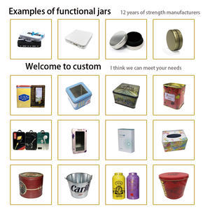 מודפס מותאם אישית 5 מארז Cr מארז מתכת תיבת פח עמיד ילד אריזה עם כפתור מתכת - Product Image 6