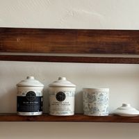 Pot de rangement en céramique de style britannique avec couvercle hermétique, boîte de cuisine pour café, thé, sucre, biscuits, Pâques, bougies d'aromathérapie
