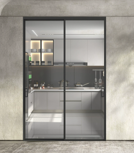 Slim frame <b>swing</b> aluminum <b>sliding</b> windows <b>and</b> doors with tempered glass energy saving ISO9001 - Product Image 6