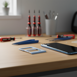 Bandeja para tarjetas SIM y micro SD, Y8p 2020 - Azul claro - Product Image 3