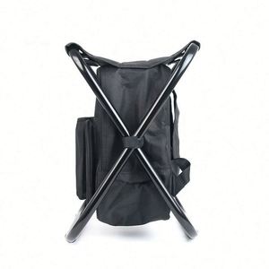 Custom Logo Durable Multi-Function Insulated <b>Cooler</b> Stool <b>Backpack</b> 600D Oxford Material Portable Folding Seat for Outdoor Events - Product Image 4