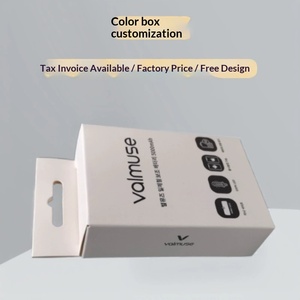 Custom White Cardboard <b>Window</b> Hook Boxes for 3C Electronics | Factory Direct Color Box Packaging Design - Product Image 3