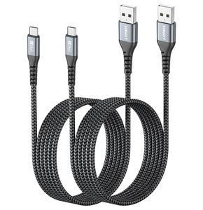 Cable de Carga Rápida SUNGUY de Nailon Trenzado Tipo A a Micro-B de 18 W, Cable de Datos Retráctil de Alta Velocidad para Teléfono y Portátil - Product Image 5