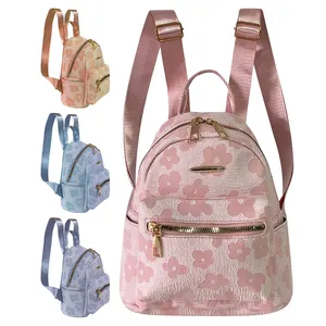 Pink Small Women's Bag Summer Fresh 2024 New Trendy Fashion Women's Backpack Leisure Lightweight Travel Bags Backpacks