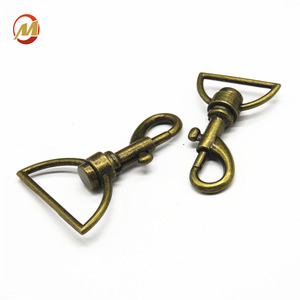 21MM En Laiton Antique Couleur Sac À Main Fournisseurs De Matériel Personnalisé Chien Mousqueton Pivotant - Product Image 6