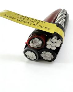 Câble Aérien KAODEE à Bon Prix, 4 Conducteurs, 3*50+50mm², Basse Tension, Isolation XLPE Torsadée, Conducteur en Aluminium, OEM, Insul OEM, AB - Product Image 1